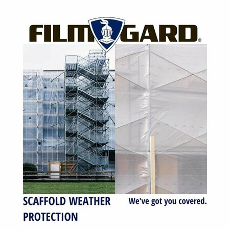 Film-Gard Plastic Sheeting 4 mil X 12 ft. W X 100 ft. L Polyethylene Clear 625930